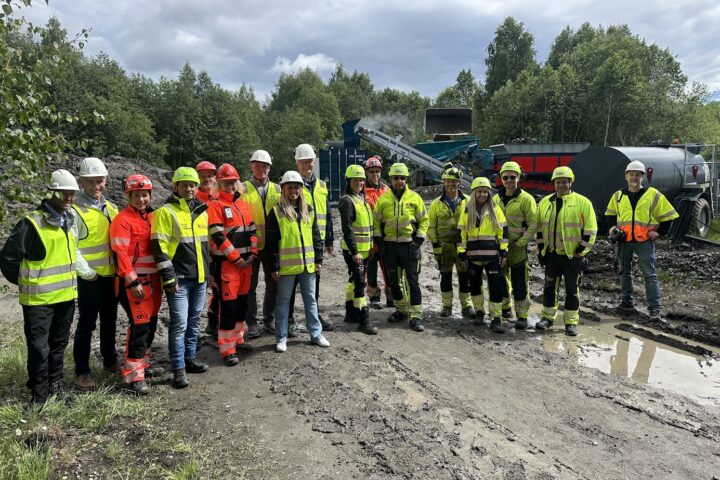 Første gang i verden at forurenset jord blir resirkulert istedenfor deponert i et veiprosjekt!